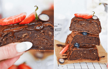 Fitness-Rezept: Bananen-Brownies voller Protein