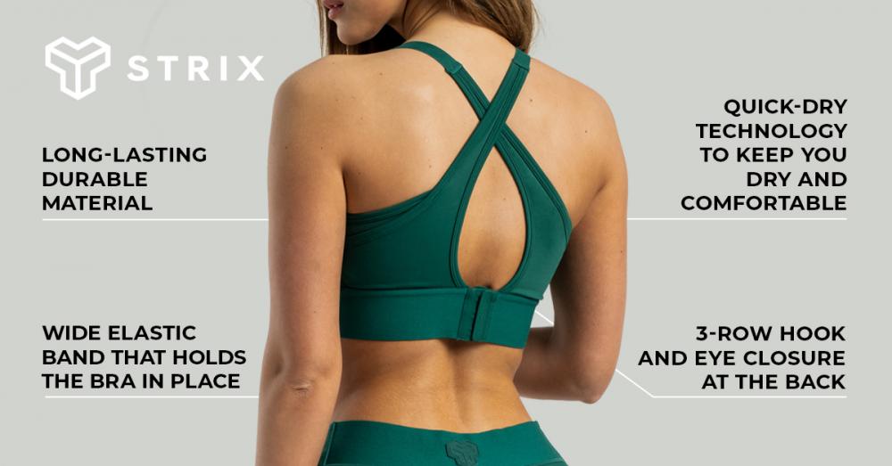 ALPHA Sports Bra Emerald - STRIX