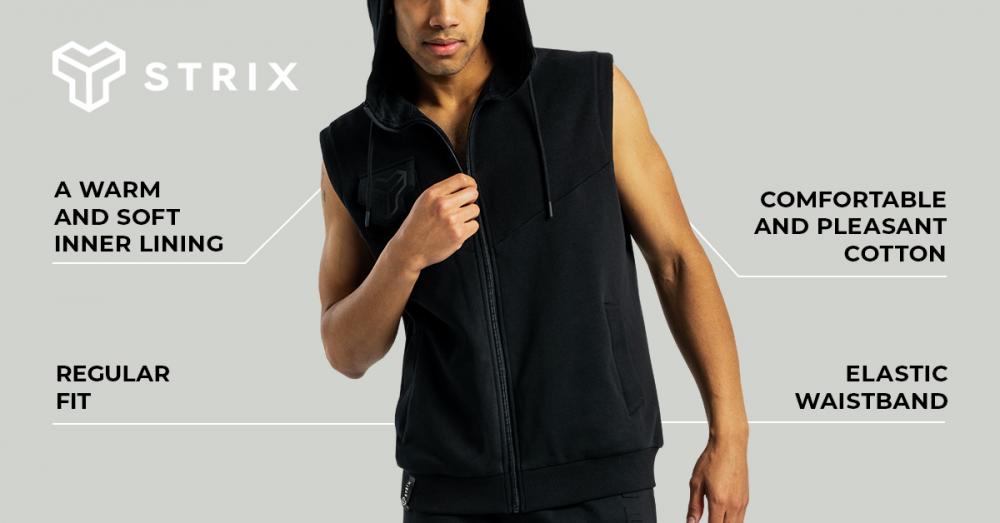 Men's Essential Vest Black - STRIX