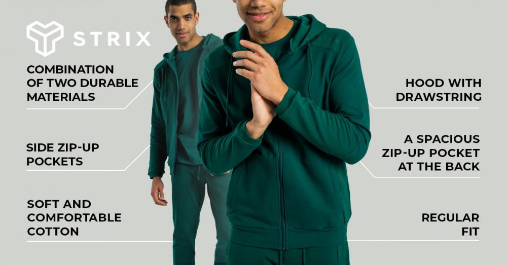 ALPHA Hoodie Emerald - STRIX