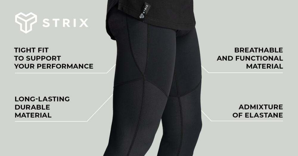 Men's Nebula Leggings Black - STRIX