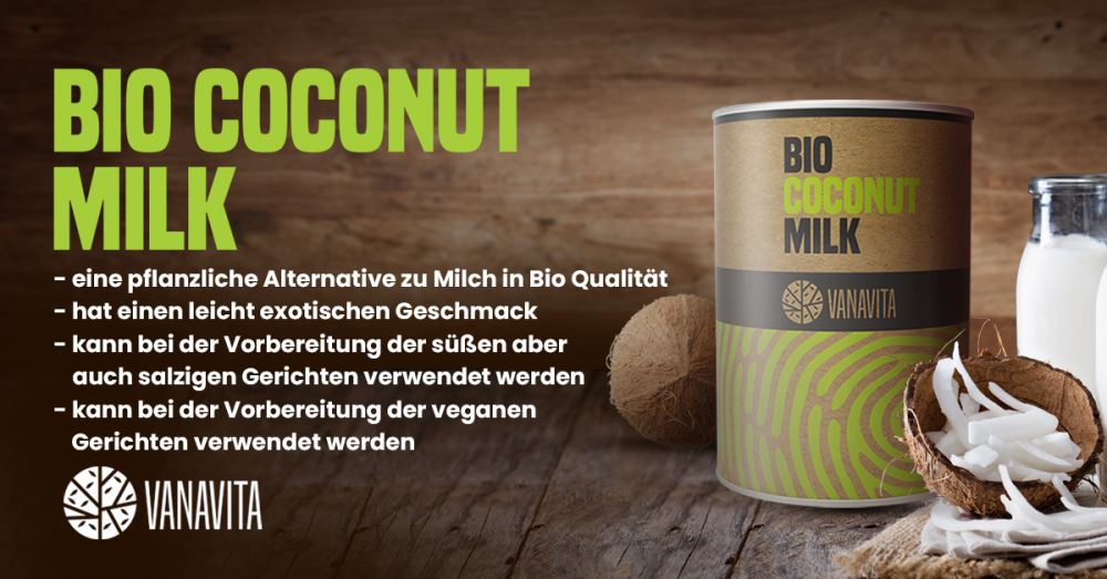 BIO Kokosmilch 400 ml - VanaVita