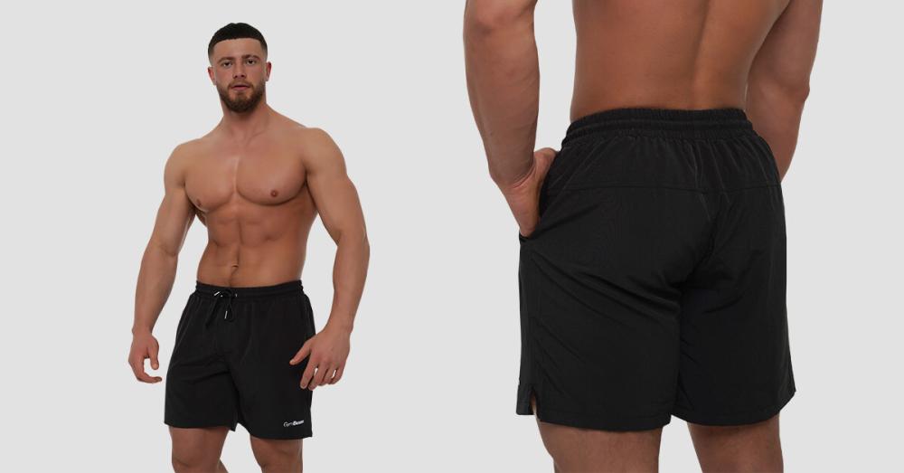 Men's Swim Shorts Black - GymBeam