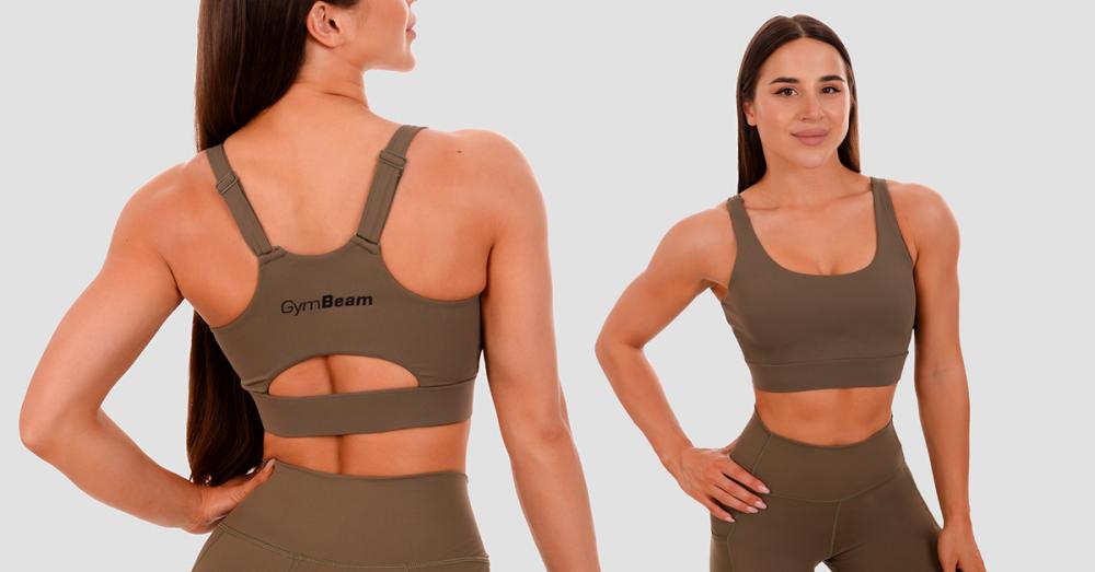 Cut-Out Sport-BH oliv - GymBeam