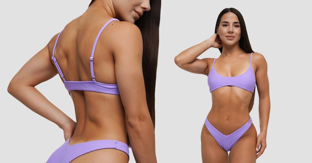 HAWAII Bikini Top Lilac - GymBeam