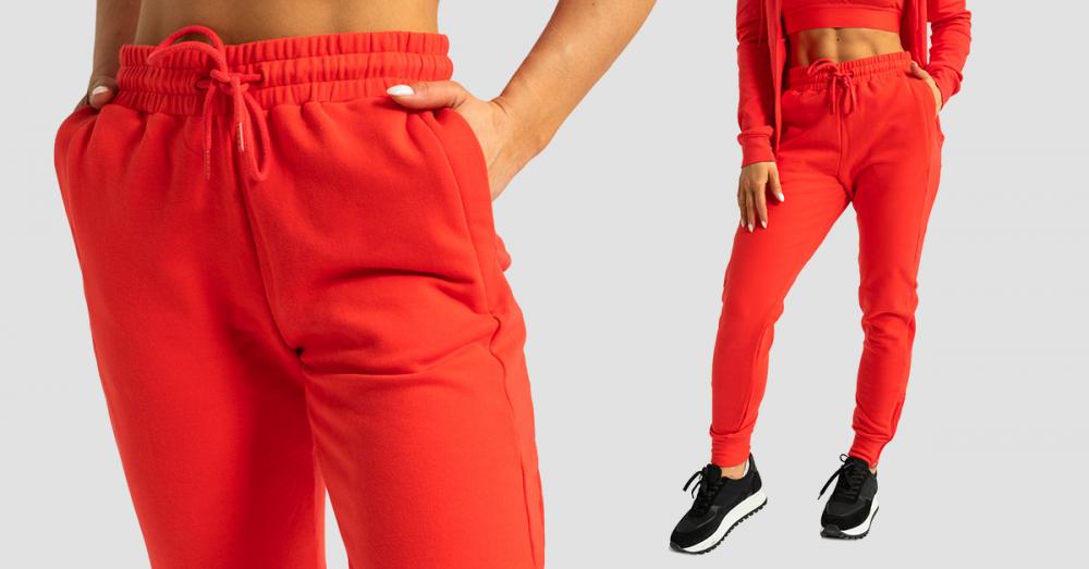 Limitless Joggers für Damen Hot Red - GymBeam