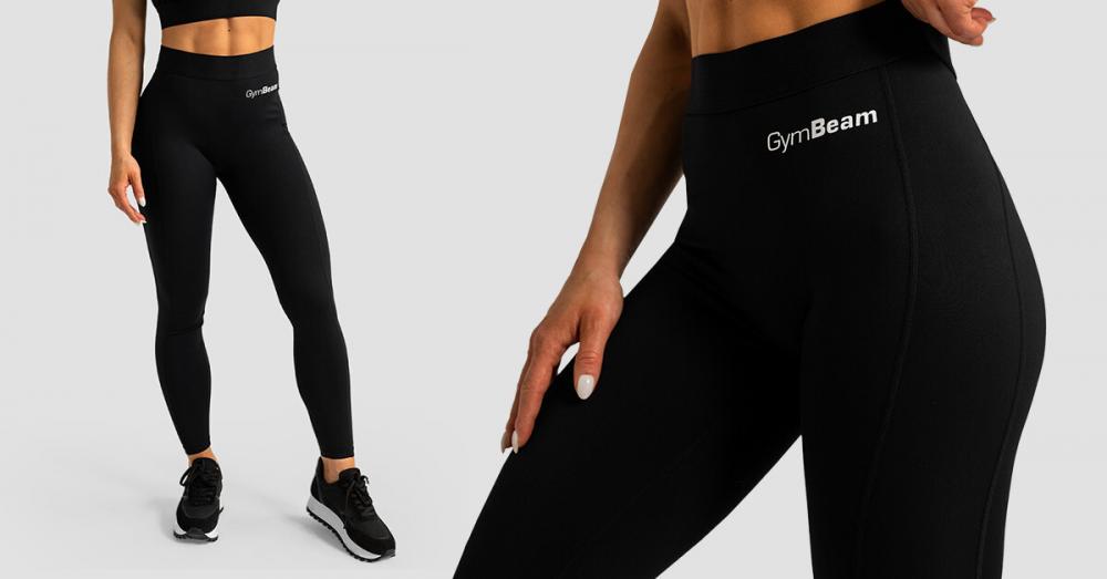 Grenzenlose Leggings für Damen Schwarz - GymBeam