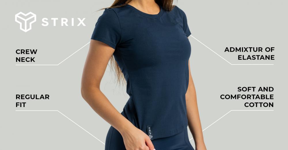 Women's Essential Tee Midnight Blue - STRIX