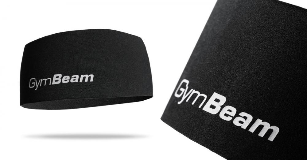 Leichtes Sport-Stirnband Schwarz - GymBeam