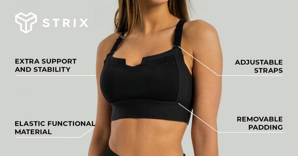 Stellar Sports Bra Black - STRIX