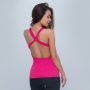 Tank Top für Damen Crossed Hot Pink - GymBeam