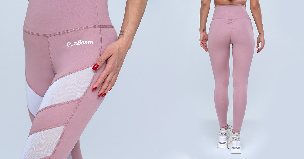 Leggings für Damen Fave Dusty Rose - GymBeam