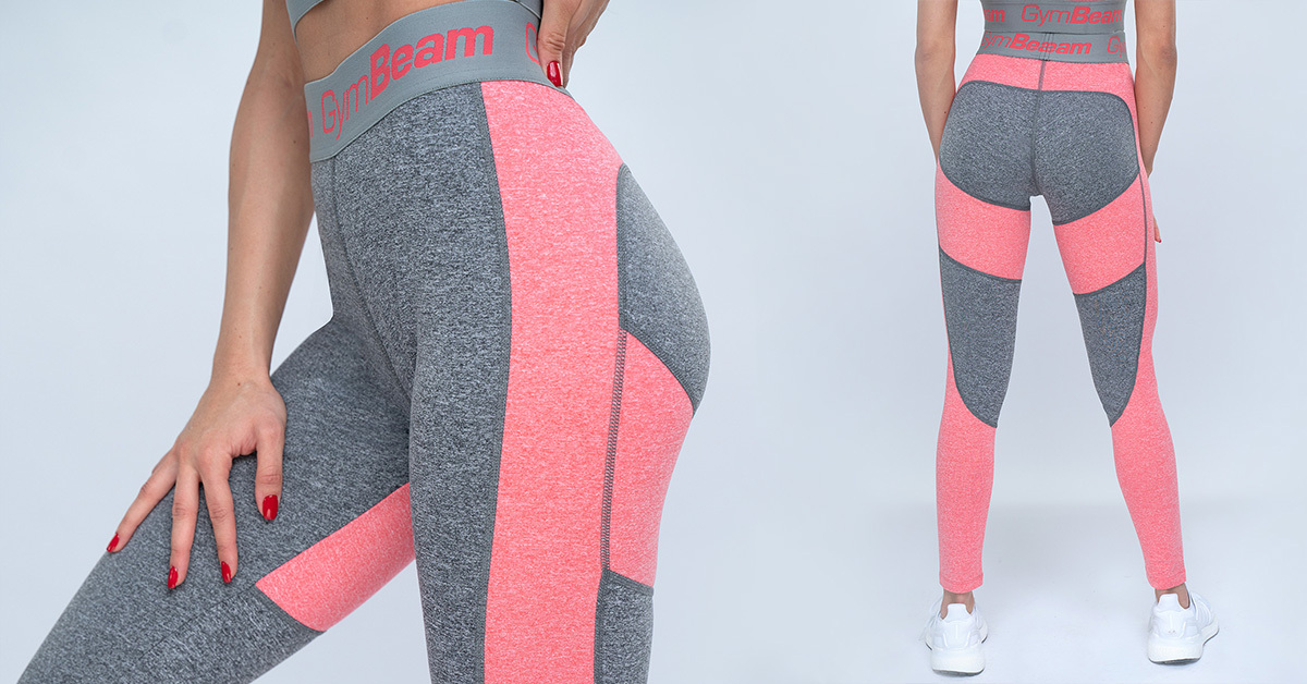 Leggings für Damen Ultrafit Heather Pink - GymBeam