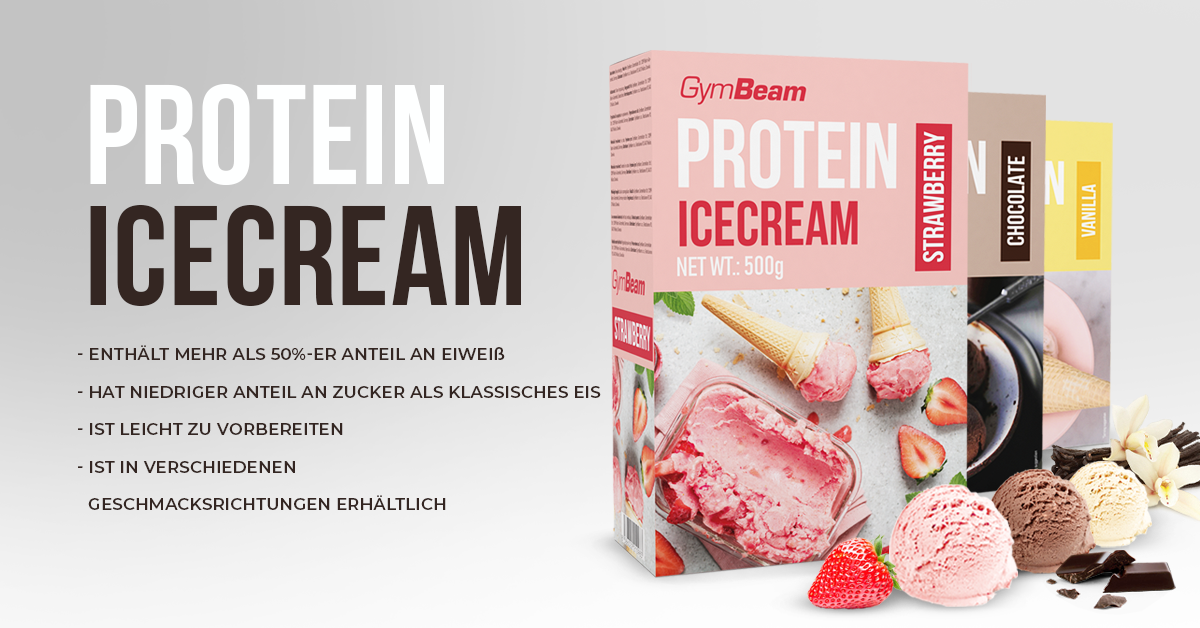 Protein Eis Protein Ice Cream 500 ml - GymBeam