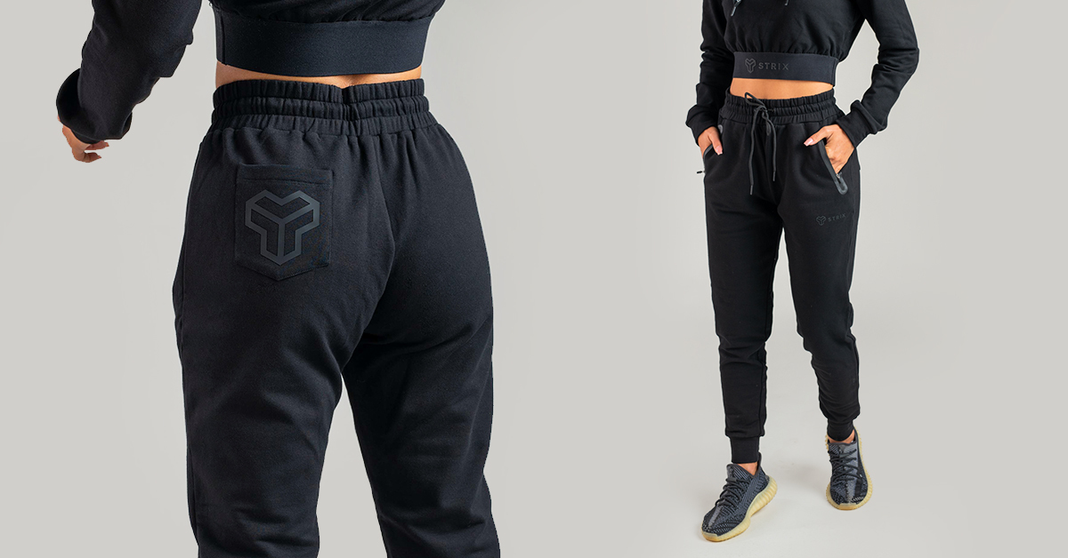 Essential-Jogger für Damen Black - STRIX