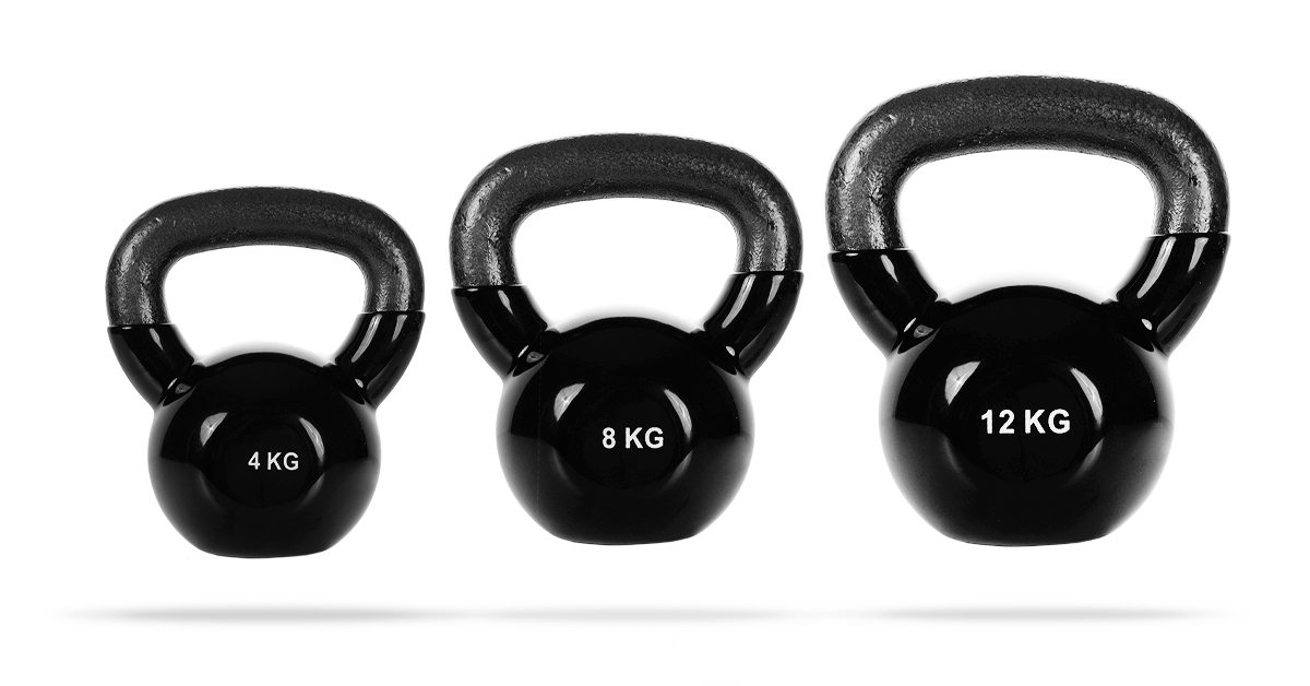 Kettlebell schwarz - GymBeam